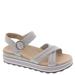 Vionic Reyna - Womens 9.5 Grey Sandal Medium