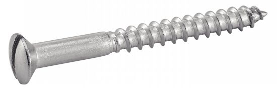 Vis à bois tête fraisée bombée fendue A4 DIN 95 4X40 boîte de 200 ACTON 643014X40