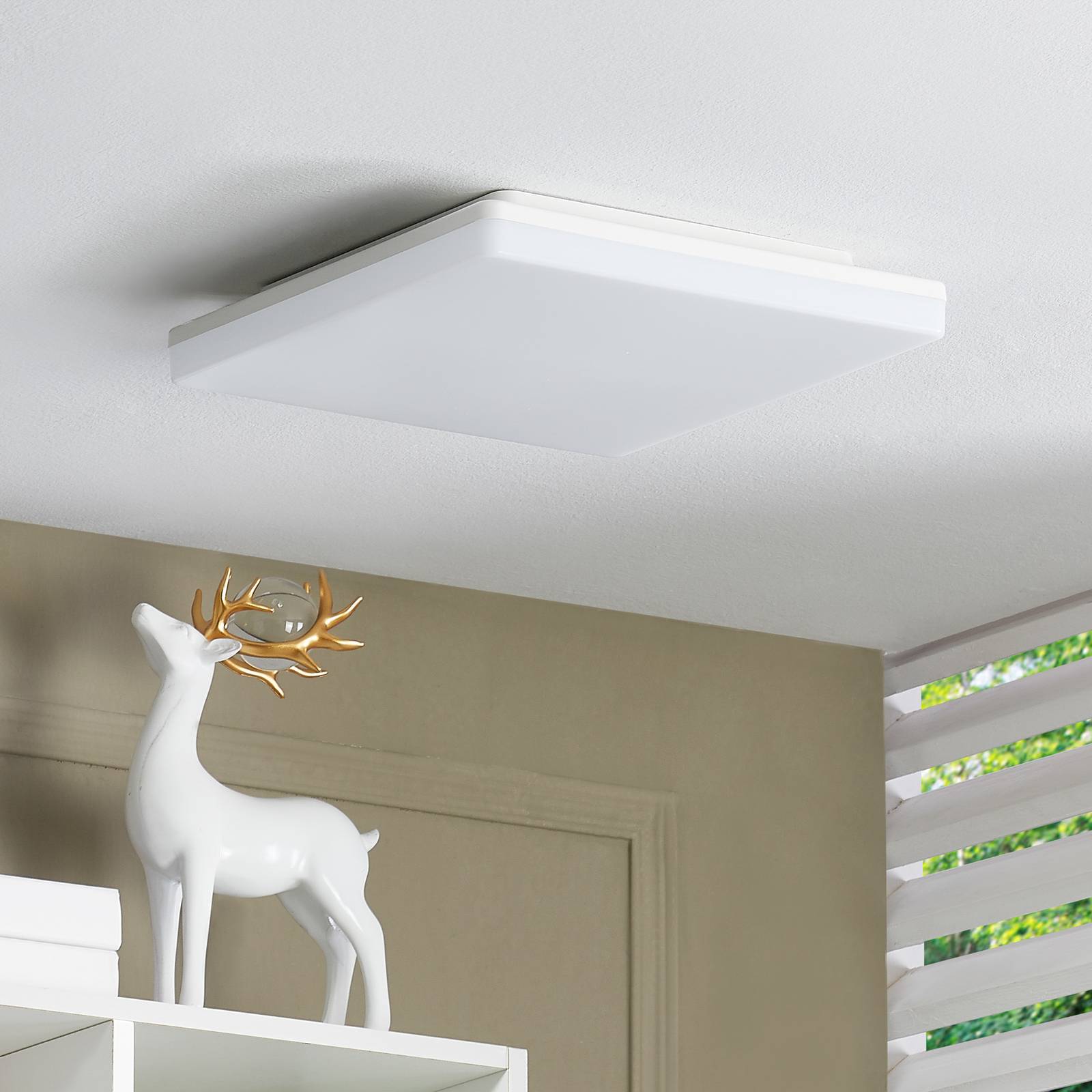 LED Deckenlampe Artin PRIOS, weiß / opal, für Badezimmer, Kunststoff, Modern, LED Deckenleuchte