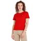 Tommy Jeans Damen T-Shirt Kurzarm TJW Soft Rundhalsausschnitt, Rot (Deep Crimson), XXS