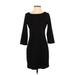 Old Navy Casual Dress - Sheath: Black Solid Dresses - Women's Size Small