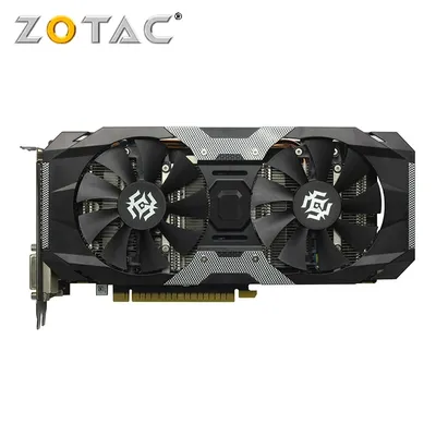 ZOTAC-Carte vidéo GTX 1050Ti 4 Go X-Gaming OC GPU GTX1050 Ti 4 Go OC cartes de fouille pour
