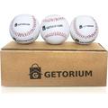 GETORIUM Baseballs Practice Baseballs| Soft 9 inch Practice Training Baseball |Baseball for Kids Teenager Youth Baseball Training Pitching Throwing Balls|3 Ball Pack