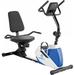 Open Box Marcy Magnetic Recumbent Exercise Bike with 8 Resistance Levels