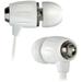 Bell O White In-Ear Stereo Headphones with Apple Remote and Slim Carry Case
