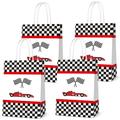 16 PCS Party Favor Bags for Racing Car Birthday Party Supplies Party Gift Goody Treat Candy Bags for Racing Car Party Favors Decor for Racing Car Themed Birthday Decorations