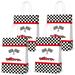 16 PCS Party Favor Bags for Racing Car Birthday Party Supplies Party Gift Goody Treat Candy Bags for Racing Car Party Favors Decor for Racing Car Themed Birthday Decorations
