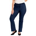 Plus Size Women's Curvie Fit Bootcut Jeans by June+Vie in Dark Blue (Size 16 W)