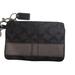 Coach Bags | Coach Signature Small Black Gunmetal Gray Glitter Wristlet Wallet Nwot | Color: Black/Gray | Size: Os