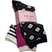 Kate Spade Accessories | Kate Spade Set Of 3 Pair Socks, New | Color: Pink/Purple | Size: Os