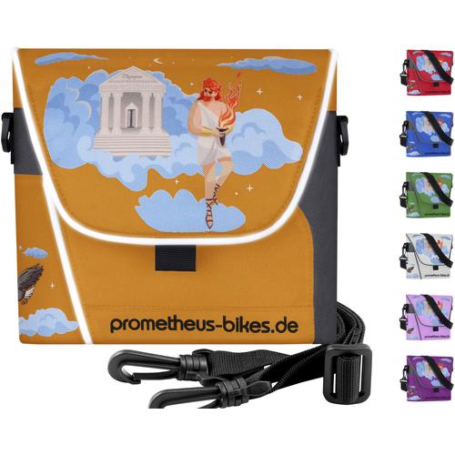 „Fahrradtasche PROMETHEUS BICYCLES „“Lenkertasche““ Taschen Gr. B/H/T: 20 cm x 19 cm x 7 cm, orange Fahrradtaschen“