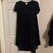 Lularoe Dresses | Lularoe Casual Dress. Looser Fit. Calf Length. High/Low Hem Style | Color: Black | Size: S