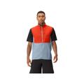 Norrona Senja Aero 90 Vest - Men's Arednalin Red/Blue Fog Extra Large 5819-23 5652 XL