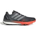 Adidas Terrex Speed Ultra Trail Running Shoes - Men's Black/Matte Silver/Solar Red 105US HR1119-10-5