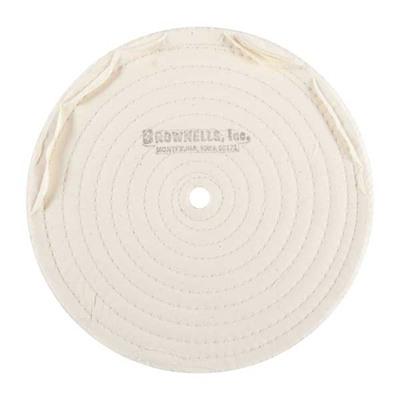 Brownells Muslin Wheels - 8" Stitched Muslin Wheel 1/2" Arbor