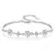 Bracelet étoile de FC en argent S925 pour femme violet et clair bracelet pour fille cadeau