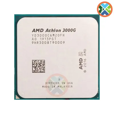 AMD-Processeur CPU 202 lon 3000G X2 3000G 3.5 GHz Façades Touristes-Core Thread Socket AM4
