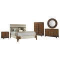 Tommy Bahama Home Island Fusion Solid Wood Upholstered 3-Piece Bedroom Set Upholstered in White | California King | Wayfair