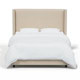 Joss & Main Hanson Upholstered Low Profile Standard Bed Upholstered in Black | 56 H x 79 W x 89 D in | Wayfair B3FB0227451C47CD9DD6084DDE175C59