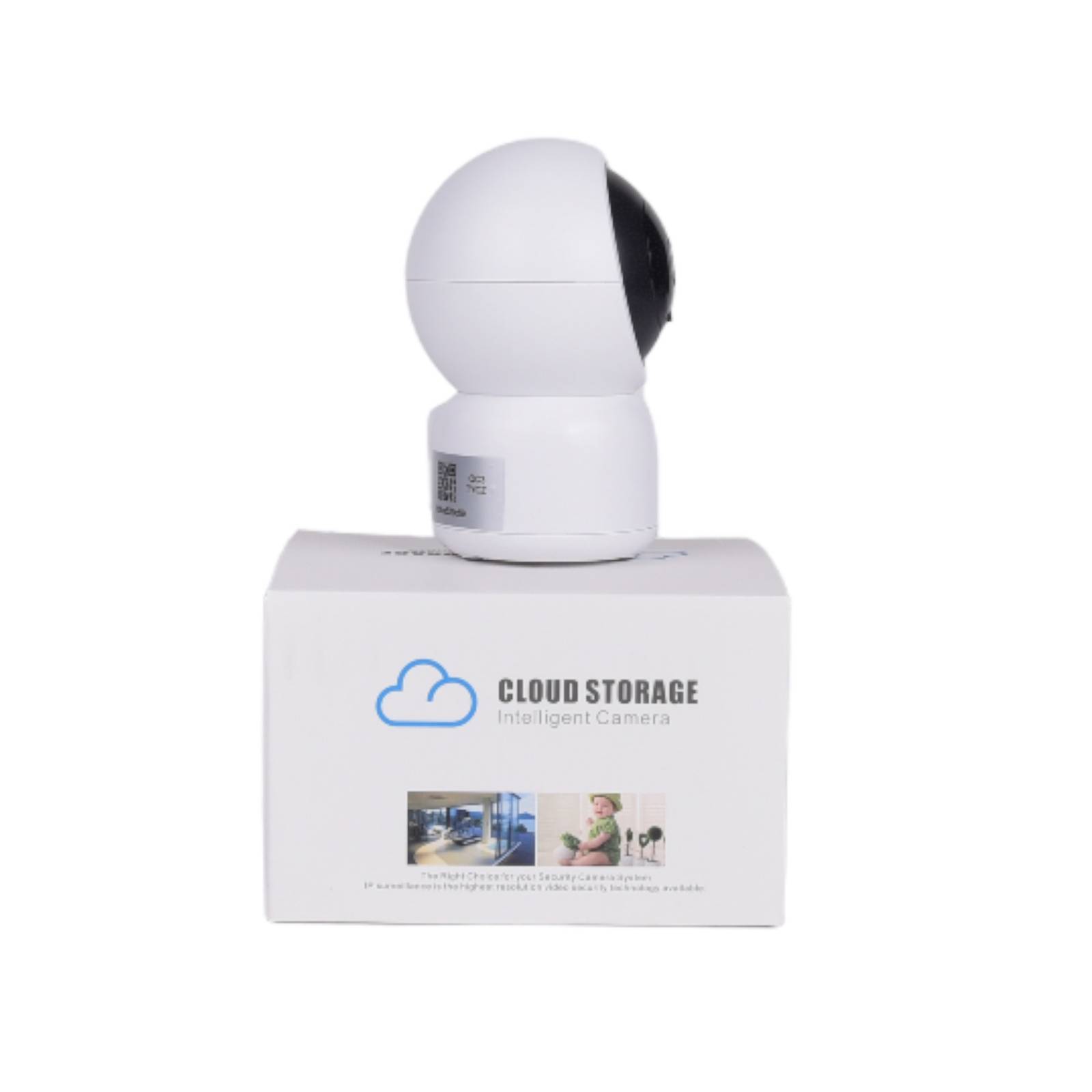 Prios Evaria WLAN-Innenkamera, ausrichtbar PRIOS, weiß / opal, Kunststoff, Smart Home Kamera