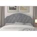 Etta Avenue™ Teen Ameer Velvet Panel Headboard Upholstered/Velvet in Gray | 50 H x 41 W x 3 D in | Wayfair 3D9D87F4A71646D58C607A85D2BA831D