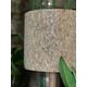 Cork Lampshade, Vegan Lampshade, Silver lamp, Table Lamp, Small Lamp Shade, Drum Lampshade, Sustainable Lamp, Beige Lamp, Table Lampshade