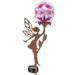 Regal Art & Gift 13350 - Solar Fairy Purple Rust Garden Stake