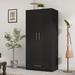 Ebern Designs Seiyu Armoire Wood in Black | 66.9 H x 31.5 W x 18.9 D in | Wayfair 740D8FC44DAD40A1889DA585790D8FF6