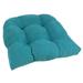 19-inch U-Shaped Microsuede Chair Cushion (Set of 1, 2, or 4)