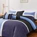 George Oliver Jahiel Microfiber 7 Piece Comforter Set Microfiber in Blue | Queen | Wayfair EC2D91A396854B99A019E71DE2FE51C5