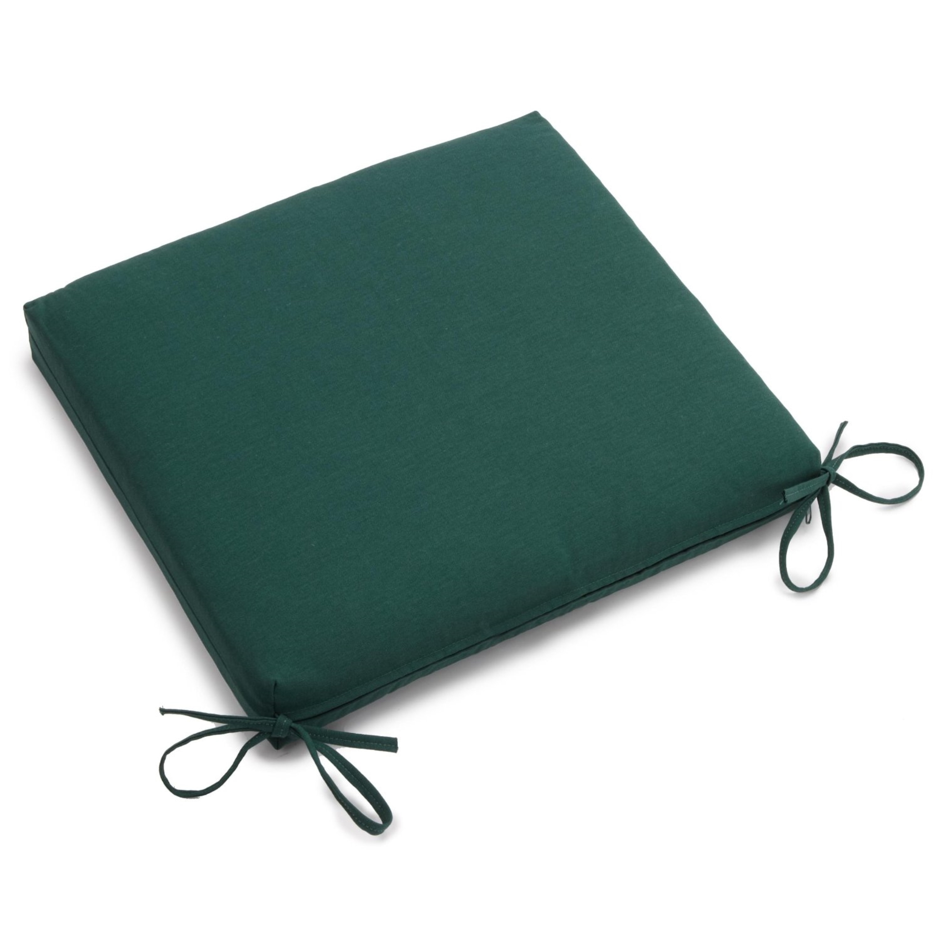 20-inch by 19-inch Twill Indoor Chair Cushion (Set of 1, 2, or 4) - 20 x 19