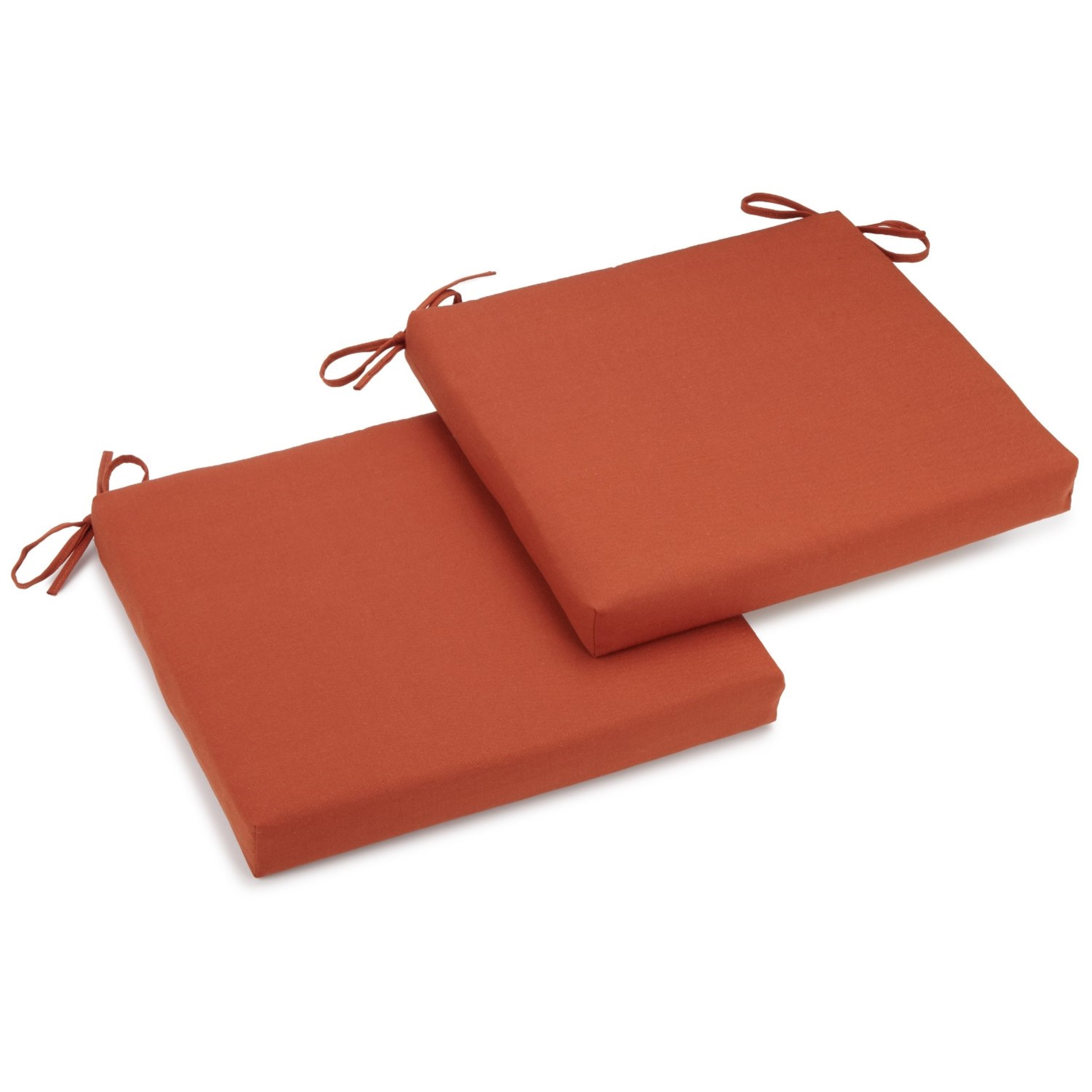 20-inch by 19-inch Twill Indoor Chair Cushion (Set of 1, 2, or 4) - 20 x 19
