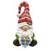 Zaer Ltd International "The Goodfellows" 6 Pieces Assorted Christmas Magensium Garden Gnomes in Green/Red/White | Wayfair ZR218030-SET