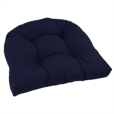 19-inch Twill U-shaped Chair Cushion (Set of 1, 2, or 4) - 19 x 19