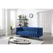 Modern Velvet 3 Seater Sofa Chesterfield Bench Couches, Luxurious Plush Lines Decorate Sofa Accent Sofa with Acrylic Leg