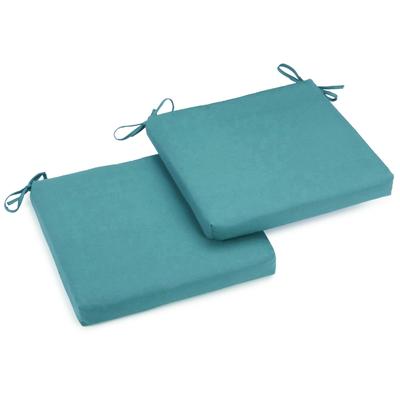 20-inch by 19-inch Twill Indoor Chair Cushion (Set of 1, 2, or 4) - 20 x 19