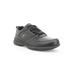 Wide Width Men's Life Walker Sport Sneakers by Propet in Black (Size 10 W)