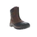 Wide Width Men's Blizzard Tall Zip Boots by Propet in Brown Black (Size 9 1/2 W)