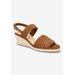 Extra Wide Width Women's Mariella Espdrill by Bella Vita in Cognac Suede (Size 8 WW)