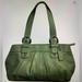 Coach Bags | Coach Soho Hampton F13732 Sage Green Pleated Leather Tote Shoulder Satchel Bag | Color: Green | Size: 19”L X 9.5” H X 6”W