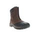 Men's Blizzard Tall Zip Boots by Propet in Brown Black (Size 9 1/2 M)