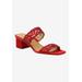 Women's Keetana Sandals by J. Renee in Red (Size 8 1/2 M)