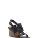 Lucky Brand Lemia Wedge Heel - Women's Accessories Shoes Wedges in Black, Size 7