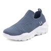 Sneaker LASCANA, Damen, Gr. 36, blau, Obermaterial: 100% Textilmaterial. Futter: 100% Textilmaterial. Decksohle: 100% Textilmaterial. Laufsohle: 100% Synthetik, unifarben, casual, Schuhe, Halbschuh, Slipper, Freizeitschuh zum Reinschlüpfen VEGAN