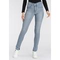 Skinny-fit-Jeans LEVI'S "311 Shaping Skinny" Gr. 33, Länge 30, blau (bleached) Damen Jeans Röhrenjeans mit Schlitz am Saum