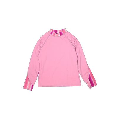 Lands' End Rash Guard: Pink Sporting & Activewear - Kids Girl's Size 14