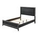 ACME Haiden Eastern King Bed, LED & Weathered Black Finish - Acme 28427EK