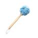 QIIBURR Back Scrubber for Shower Shower Scrubber for Body New Long Handle Hanging Soft Mesh Back Body Bath Shower Scrubber Brush Sponge Bath Body Brush Bath Sponge with Handle