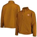 Men's Dunbrooke Tan New York Giants Journey Workwear Tri-Blend Full-Zip Jacket