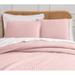 Ebern Designs Barron Quilt Set Polyester/Polyfill/Microfiber in Pink/Yellow | Full/Queen Quilt + 2 Standard Shams | Wayfair